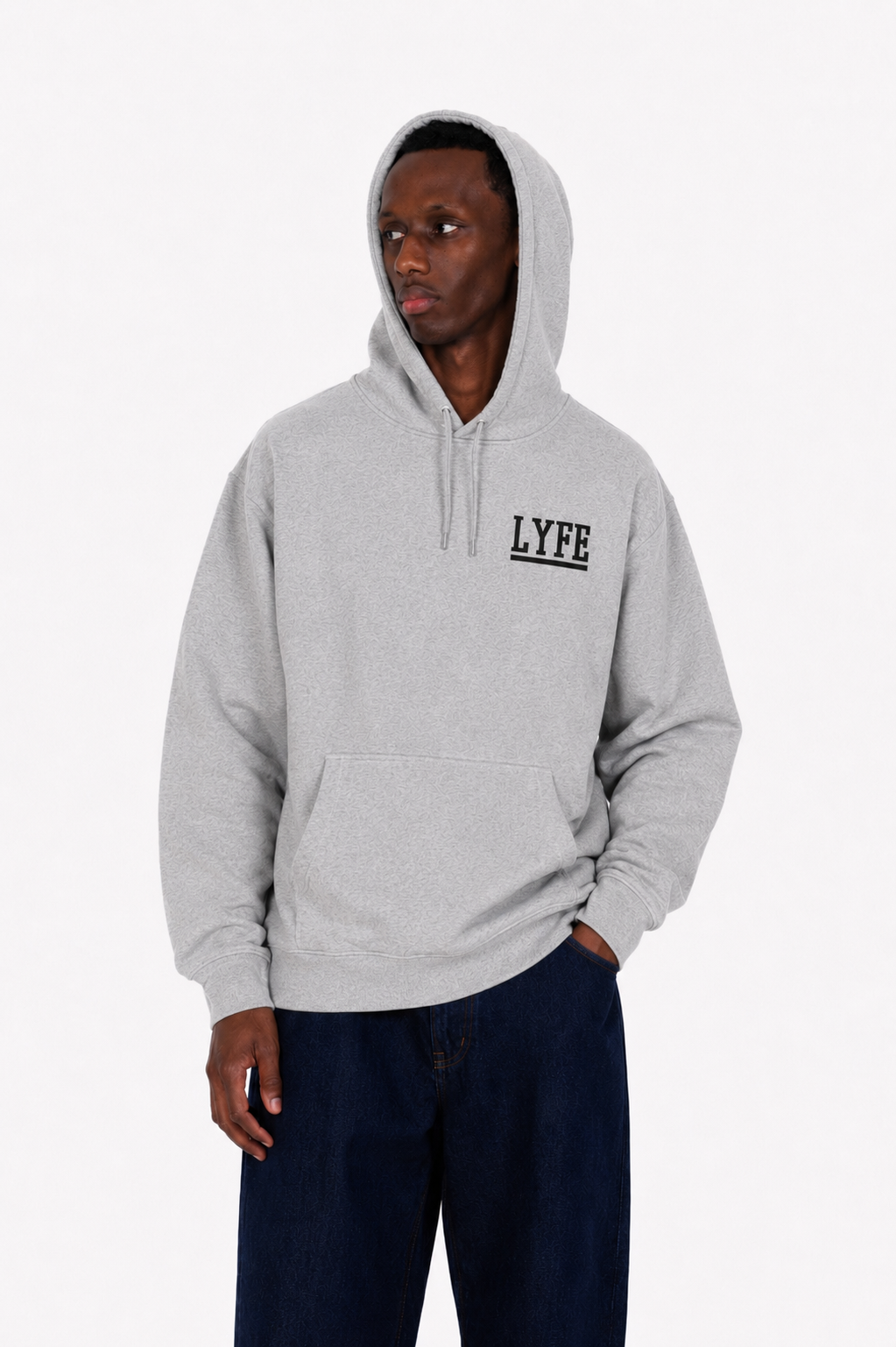 Left Breast Hooded Sweatshirt